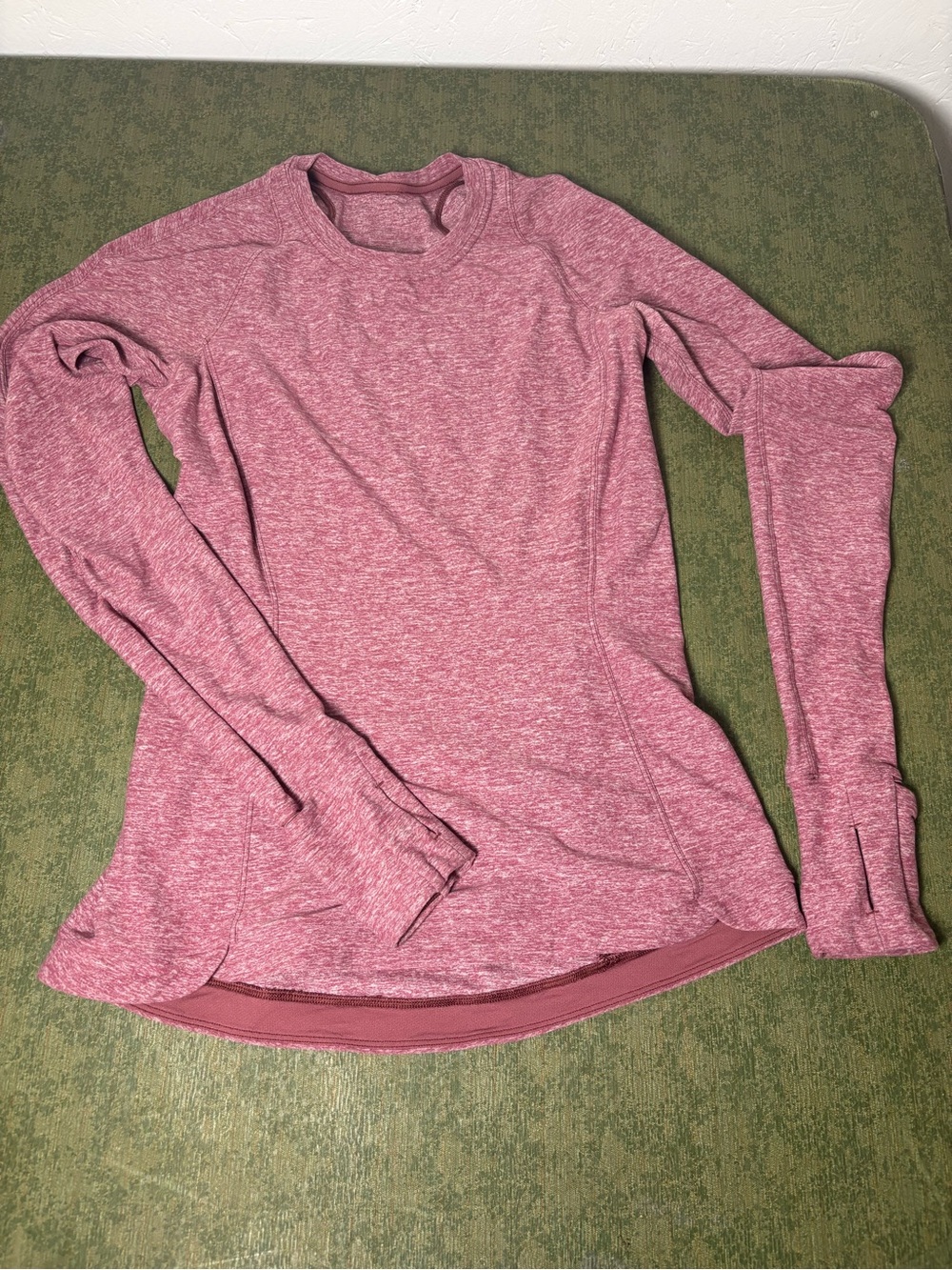lululemon athletica Heather Rose Long-Sleeve Performance Top